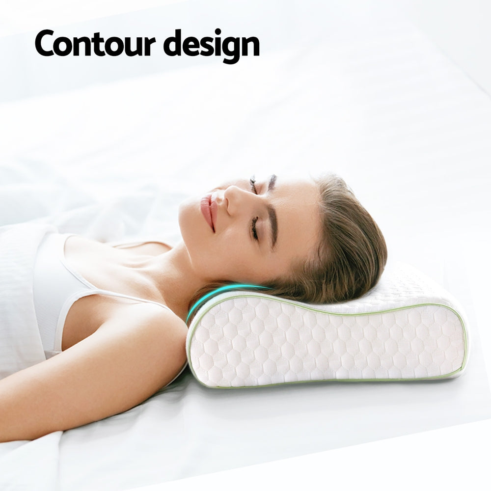 Giselle Memory Foam Pillow Contour Neck Giselle Bedding