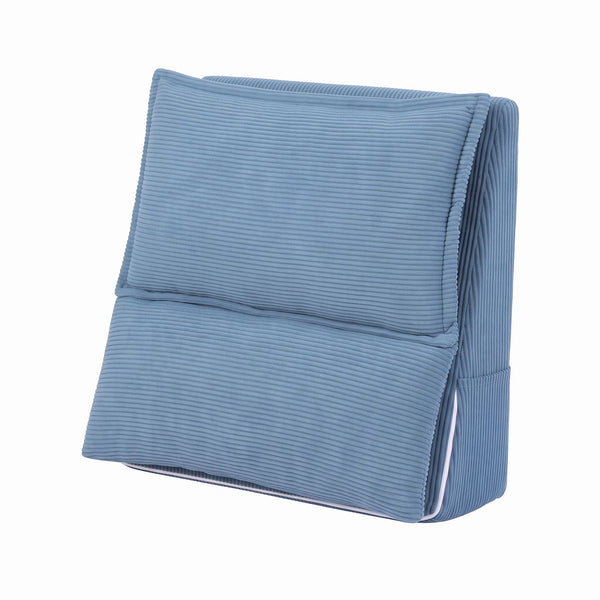 Giselle Reading Pillow For Sitting In Bed, No-Sag 25D Foam Base, Modular Backrest With Dual Pockets For Gaming, 52x51x26cm Corduroy Cover Awezingly