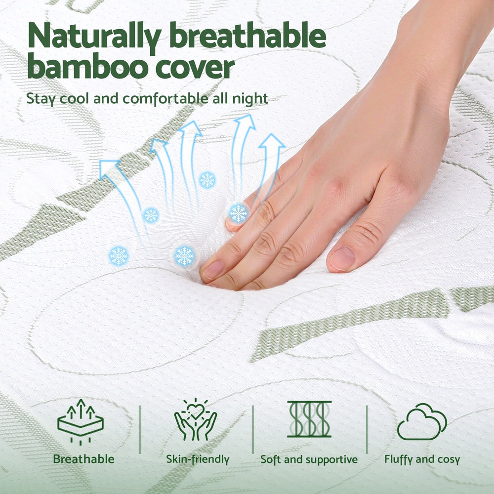 Giselle Bedding Wedge Pillow Gel Memory Foam Ergonomic Support Bamboo Cover Awezingly
