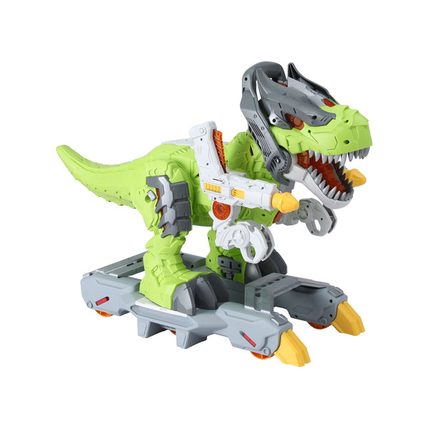 Keezi Kids Dinosaur Ride On Push Car Toy with Spray Function Indoor Outdoor Toys Awezingly