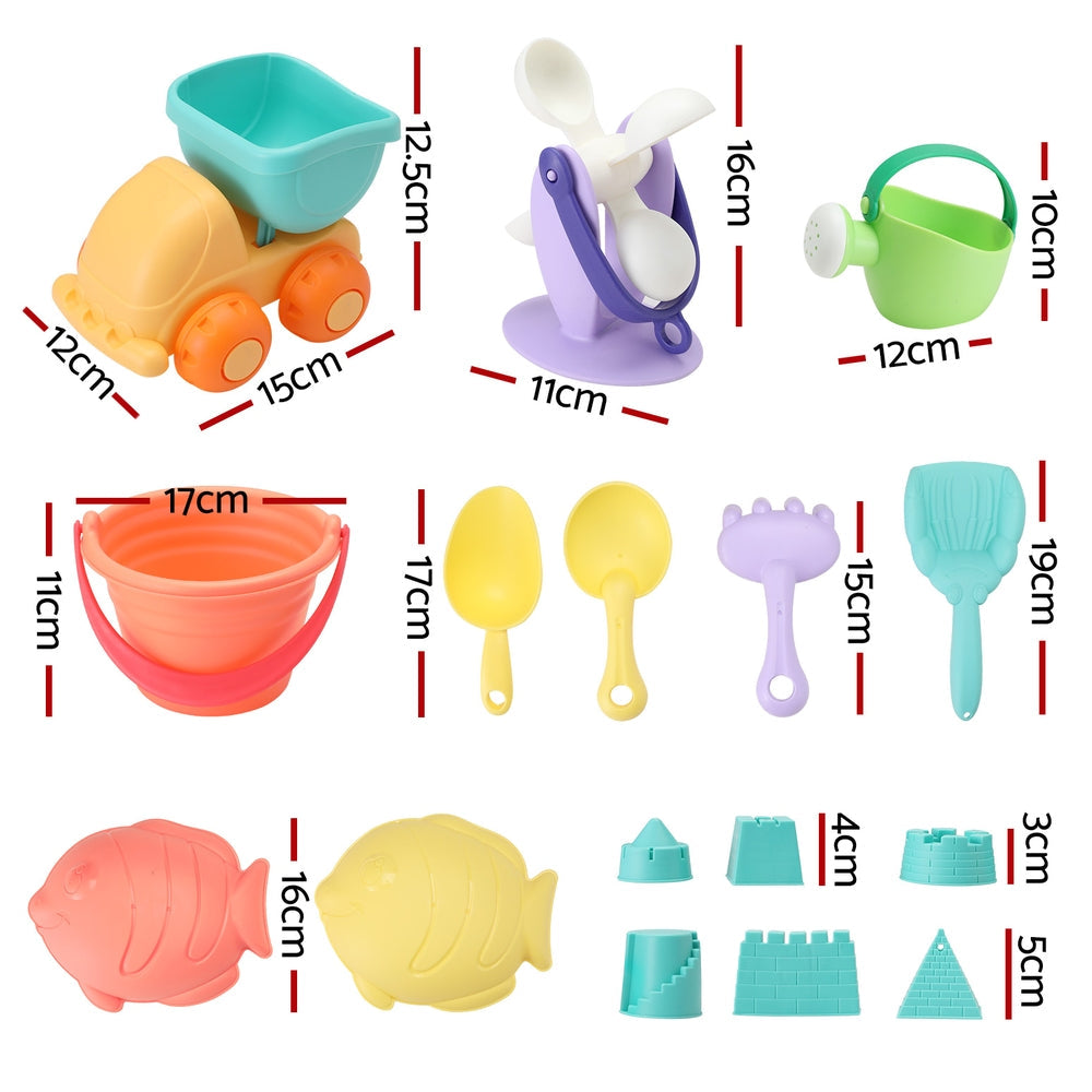 Keezi Kids Water Table Tool Kit Sand Truck Windmill Bucket Shovel Sandpit Toys Keezi