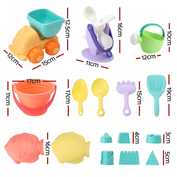 Keezi Kids Water Table Tool Kit Sand Truck Windmill Bucket Shovel Sandpit Toys Keezi