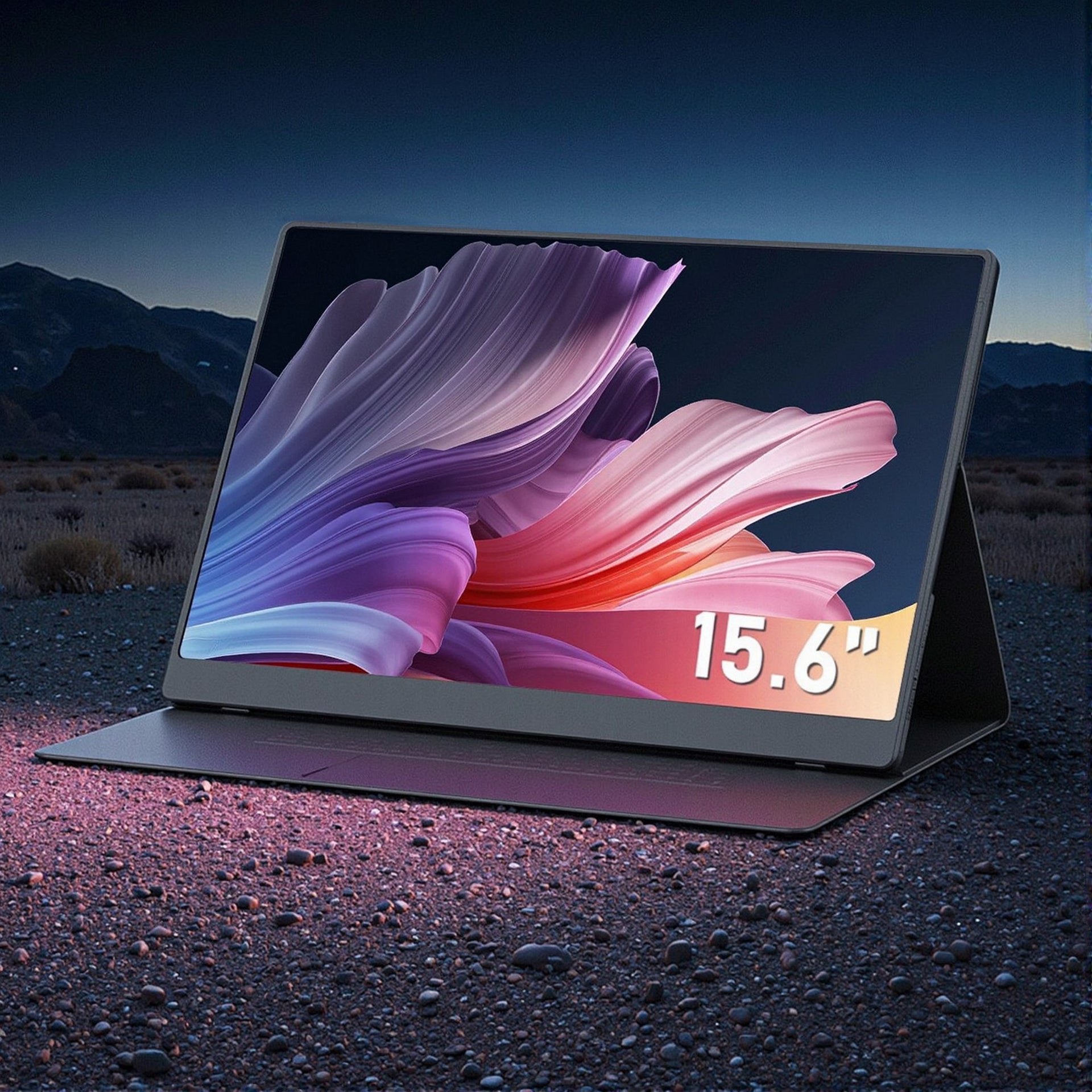 Devanti 15.6 Inch Portable Monitor FHD 1080P IPS USB-C HDMI Gaming Laptop Screen Awezingly