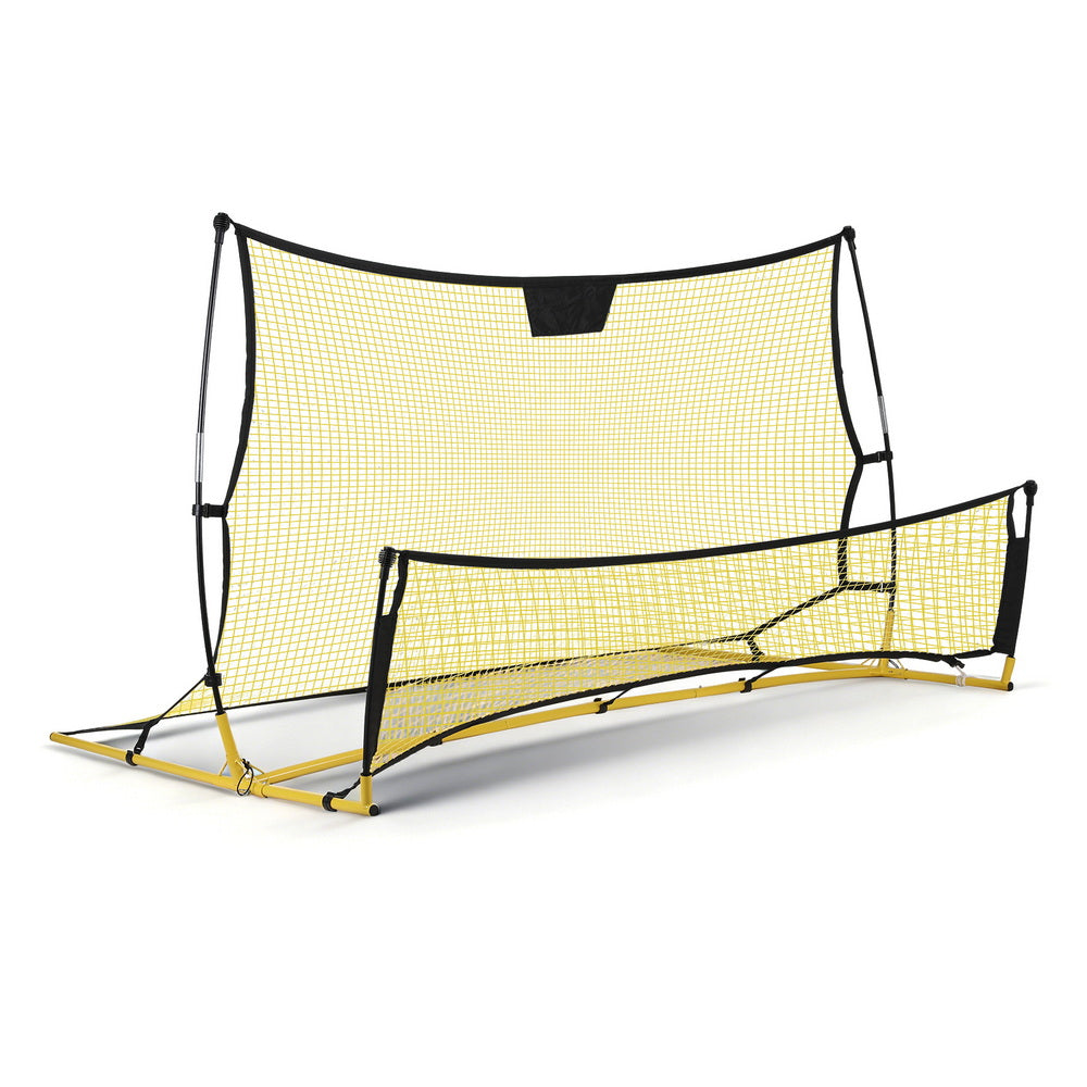 Everfit 2.1m Football Soccer Net Portable Goal Net Rebounder Sports Training Yellow Everfit
