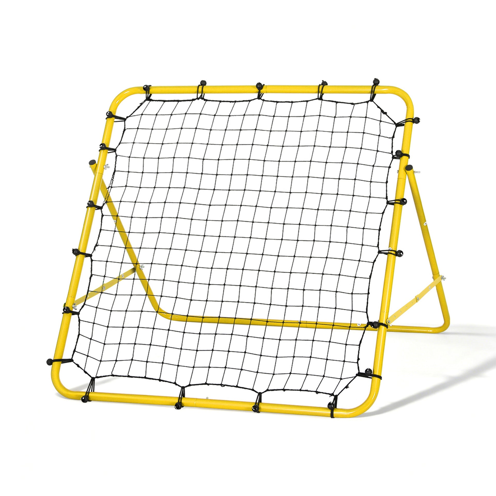 Everfit Baseball Soccer Net Rebounder Football Goal Net Sports Training Aid Yellow Everfit