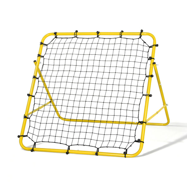 Everfit Baseball Soccer Net Rebounder Football Goal Net Sports Training Aid Yellow Everfit