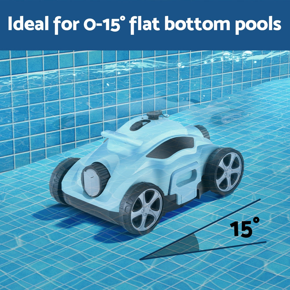 Aqua Buddy Robotic Pool Cleaner Automatic Floor Vacuum Robot Swimming Cordless Awezingly