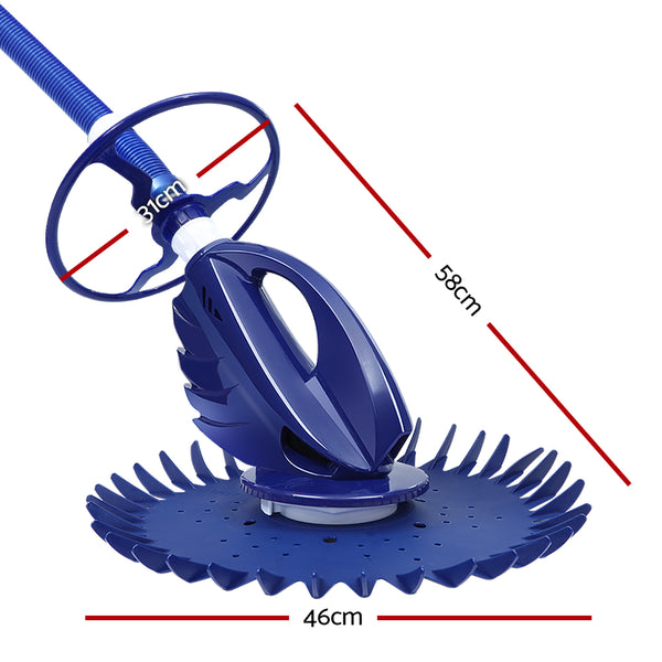 Aquabuddy Pool Cleaner Automatic Swimming Floor Climb Wall Vacuum 10M Hose Awezingly