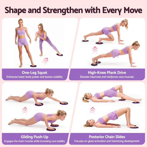 Everfit Pilates Ring Set for Women, 15pcs Home Workout Pilates Equipment with Ring, Ball, Yoga Socks, D-Ring etc. Pilates Starter Kit for Strength, Toning and Flexibility Purple Everfit