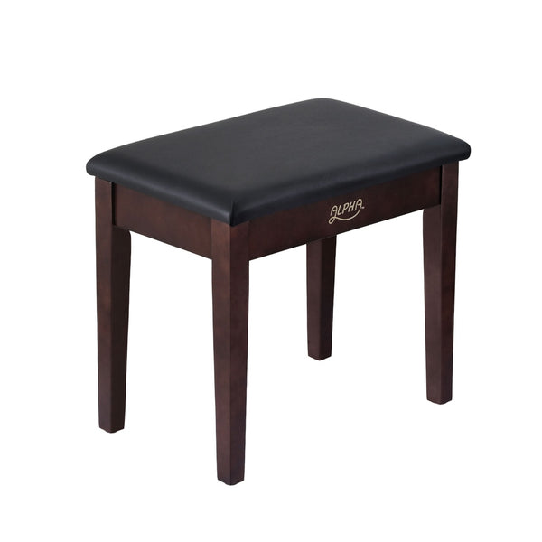 Alpha Piano Bench Stool with Storage Wooden PU Leather Alpha