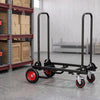 Giantz Foldable Hand Trolley Collapsible Transport Cart 180kg Load Black