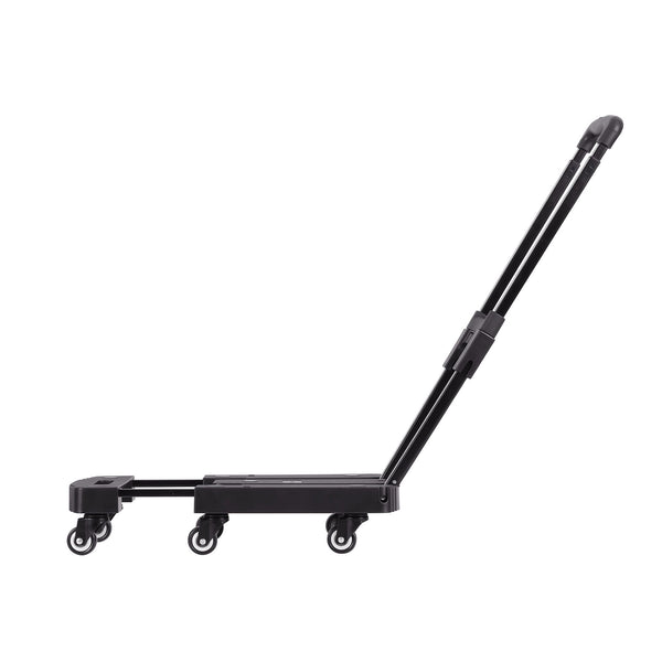 Giantz Folding Hand Truck Platform Trolley Foldable Dolly Cart 200kg Load Black Awezingly