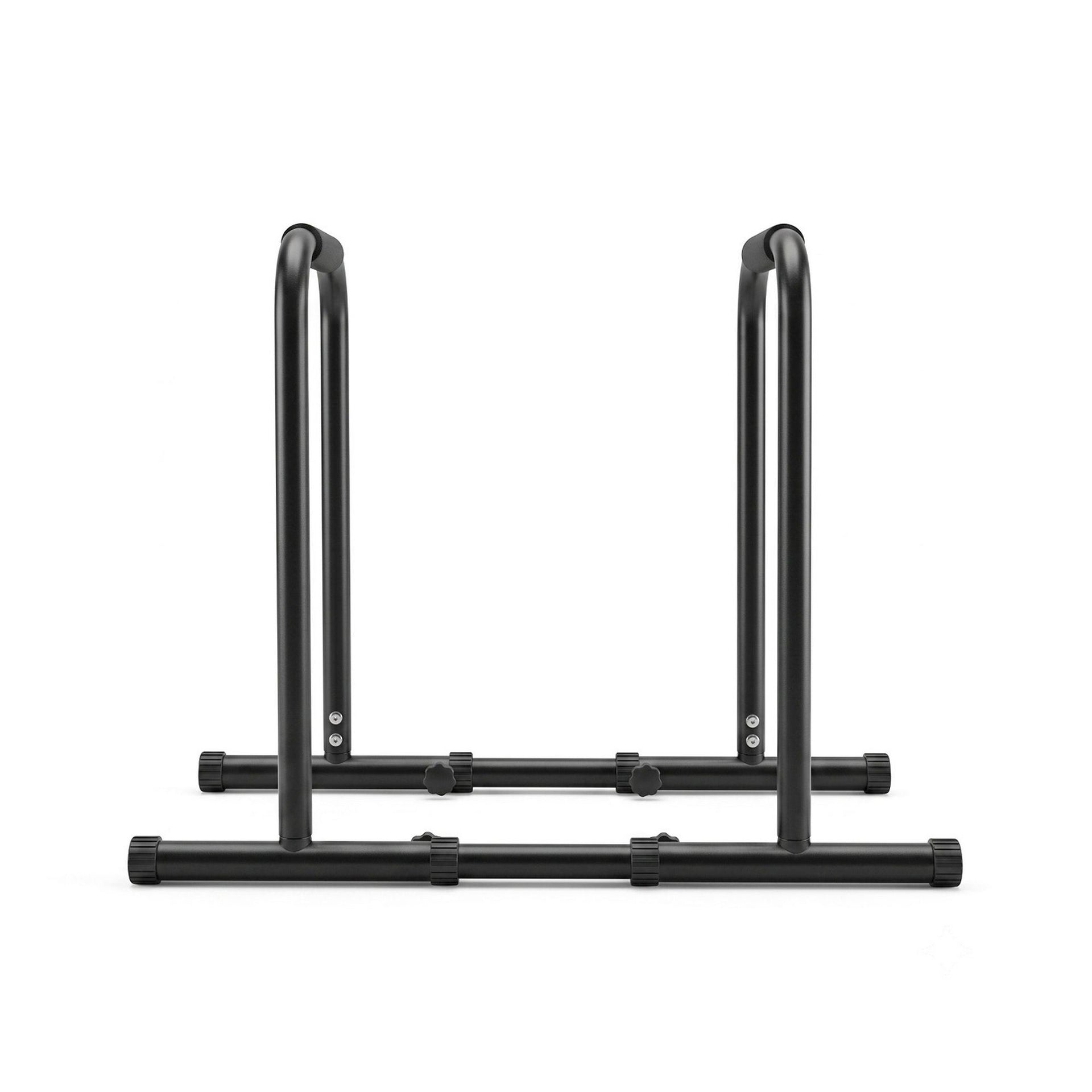 Everfit Dip Station Parallette Bars Home Gym Workout Stand Black Everfit
