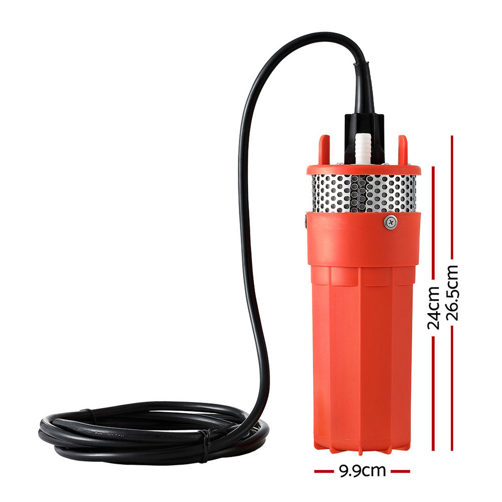 Giantz Submersible Solar Water Pump 24V 70M Head Deep Well Bore Self-priming Does Not Apply