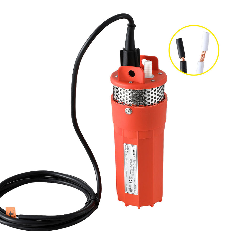 Giantz Submersible Solar Water Pump 24V 70M Head Deep Well Bore Self-priming Does Not Apply