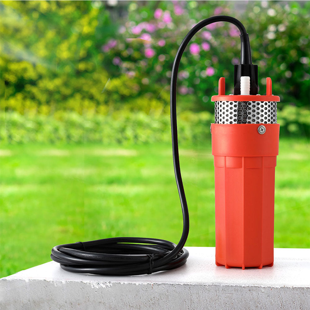 Giantz Submersible Solar Water Pump 24V 70M Head Deep Well Bore Self-priming Does Not Apply