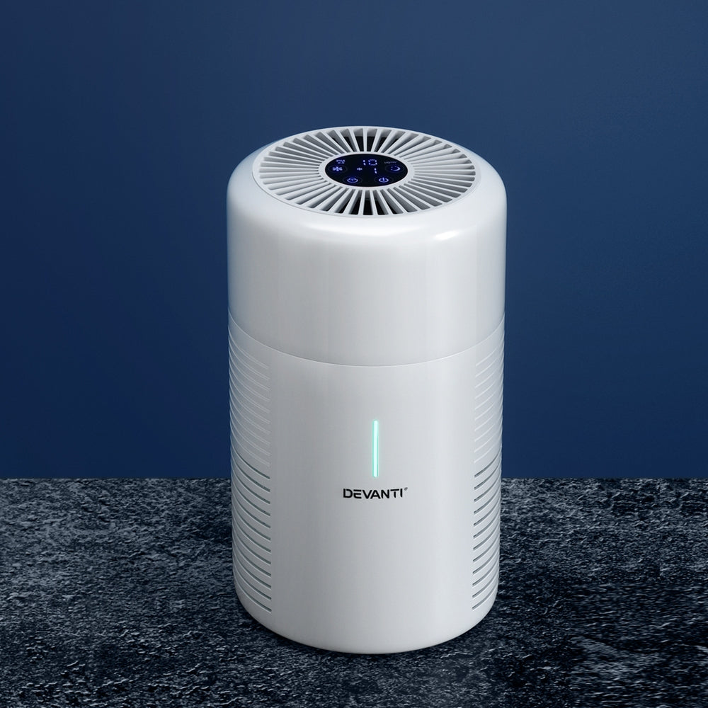 Devanti Air Purifier HEPA Filter Home Purifiers Dust Sensor PM2.5 Remover Devanti