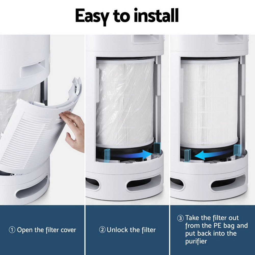 Devanti Air Purifier 4 Layers HEPA Replacement Filter Awezingly