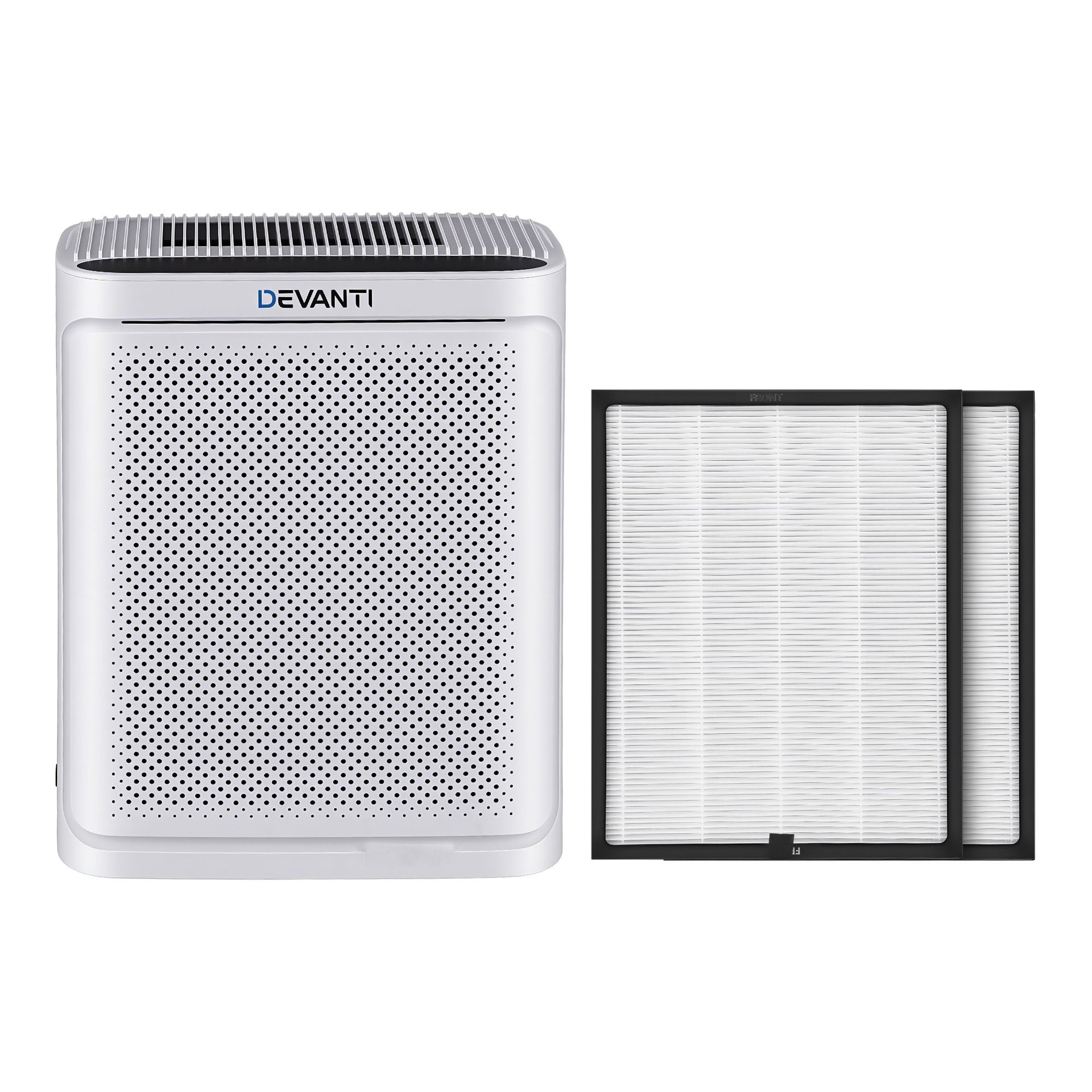 Devanti Air Purifier H12 HEPA Cleaner PM2.5 Display Spare Filter White Devanti