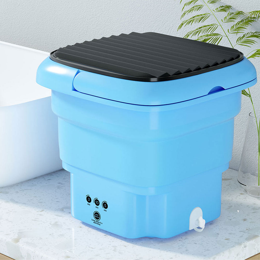 Devanti Portable Washing Machine 4.5L Blue Devanti