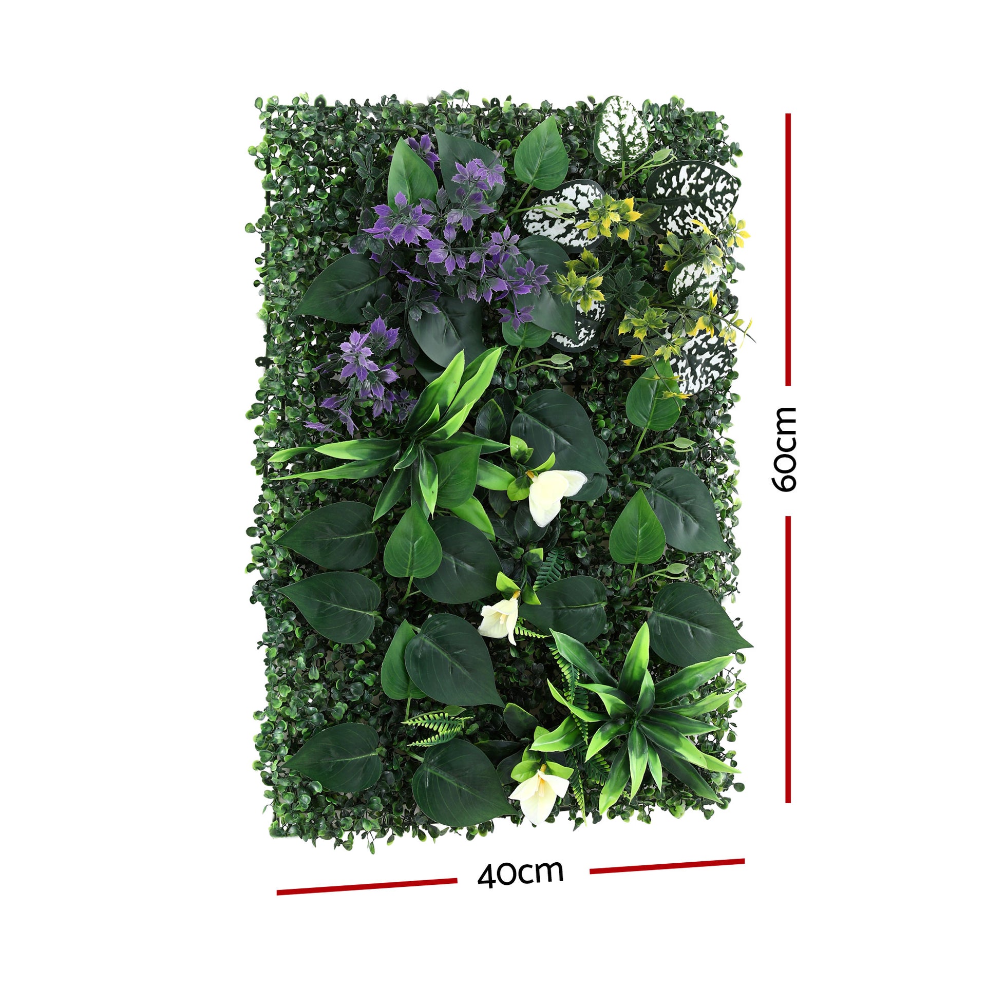 Gardeon 4PCS Artificial Plant Wall Panels 40X60CM Boxwood Panel Hedge Grass Backdrop Backyard Green Decor Awezingly