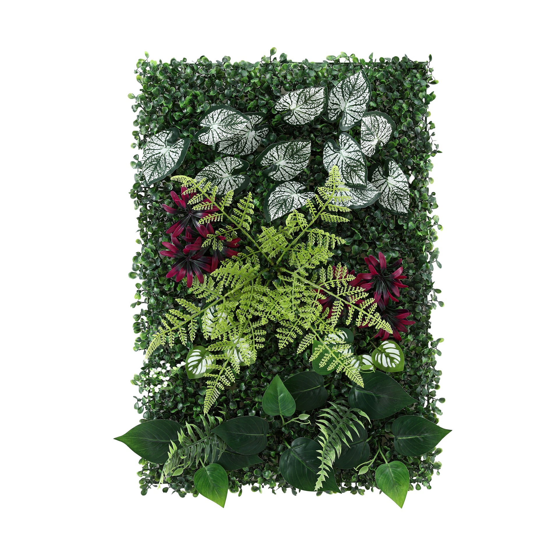 Gardeon 4PCS Artificial Plant Wall Panels 40X60CM Boxwood Panel Flower Backdrop Backyard Green Decor Awezingly