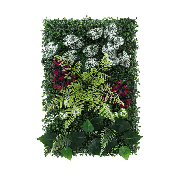 Gardeon 4PCS Artificial Plant Wall Panels 40X60CM Boxwood Panel Flower Backdrop Backyard Green Decor Awezingly