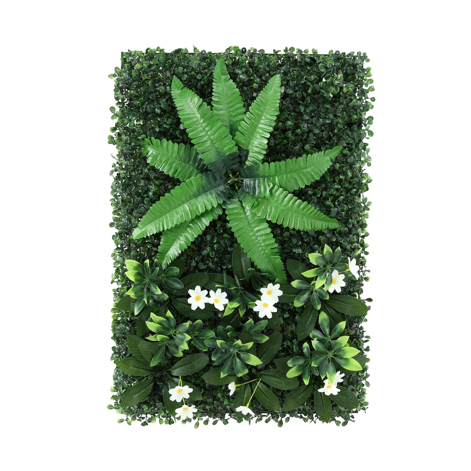 Gardeon 4PCS Artificial Plant Wall Panels 40X60CM Boxwood Panel Leaf Backdrop Backyard Green Decor Awezingly