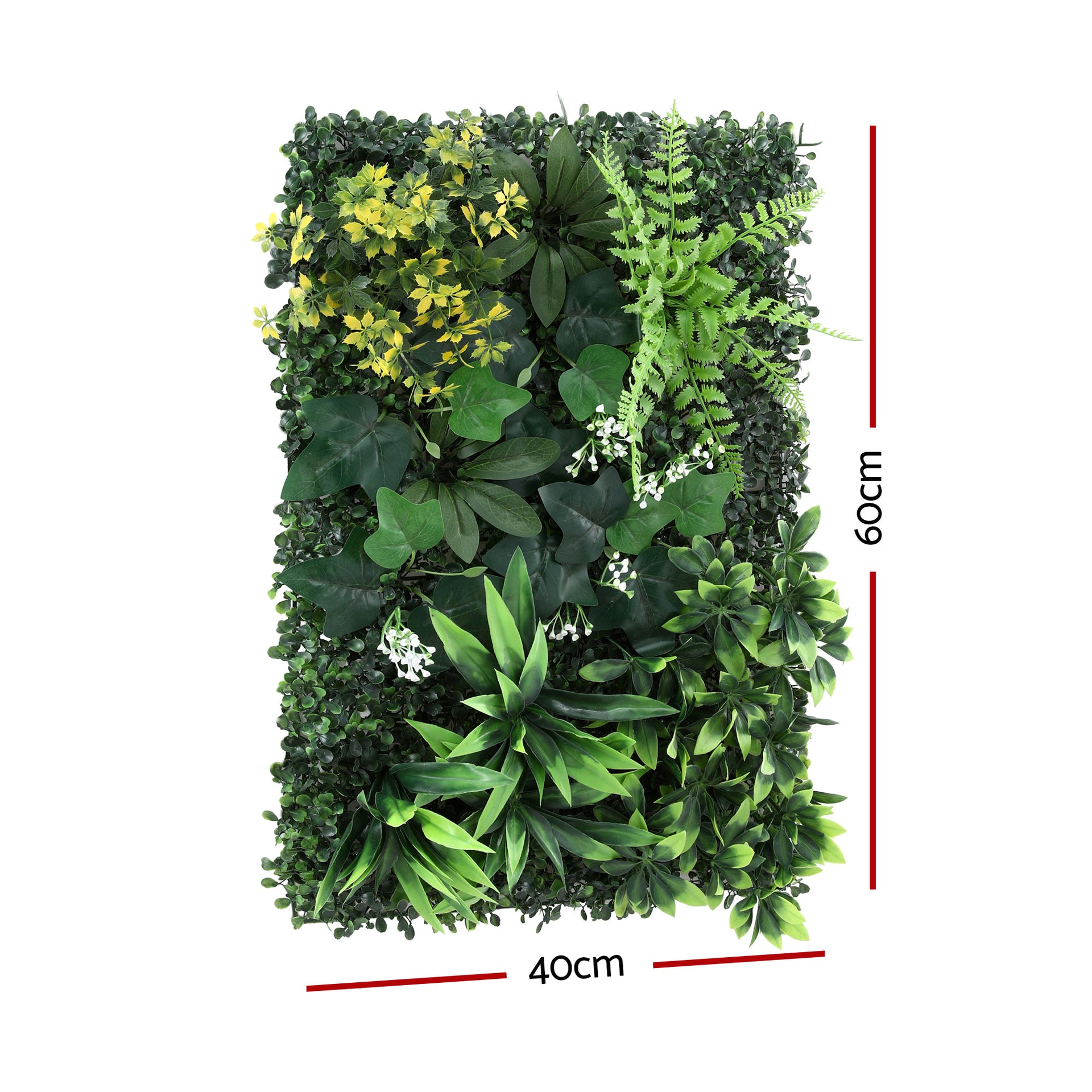 Gardeon 4PCS Artificial Plant Wall Panels 40X60CM Boxwood Panel Backyard Hedge Grass Backdrop Green Decor Awezingly