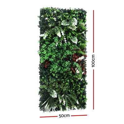 Gardeon Artificial Plant Wall Panels 50X100CM Boxwood Panel Hedge Grass Backdrop Green Decor Backyard