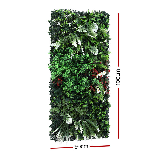 Gardeon Artificial Plant Wall Panels 50X100CM Boxwood Panel Hedge Grass Backdrop Green Decor Backyard Gardeon