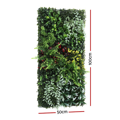 Gardeon Artificial Plant Wall Panels 50X100CM Boxwood Panel Hedge Grass Backdrop Backyard Green Decor