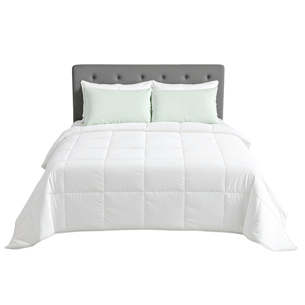 Giselle Bedding 200GSM Bamboo Quilt Summer Quilts All Season Doona Duvet Lightweight Super King Awezingly