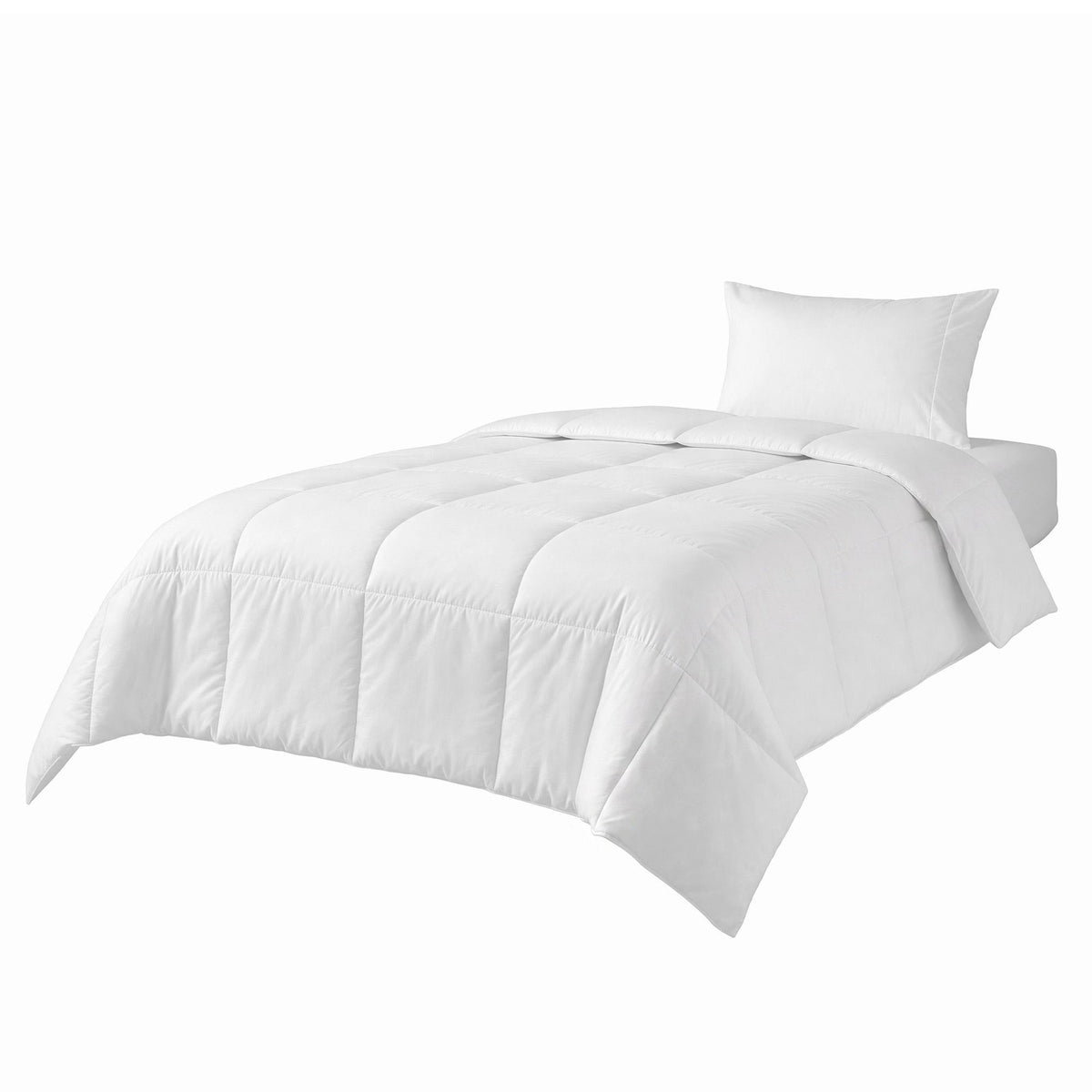 Giselle Bedding Single Quilt, 200GSM Summer Duck Down Feather Doona Insert Awezingly
