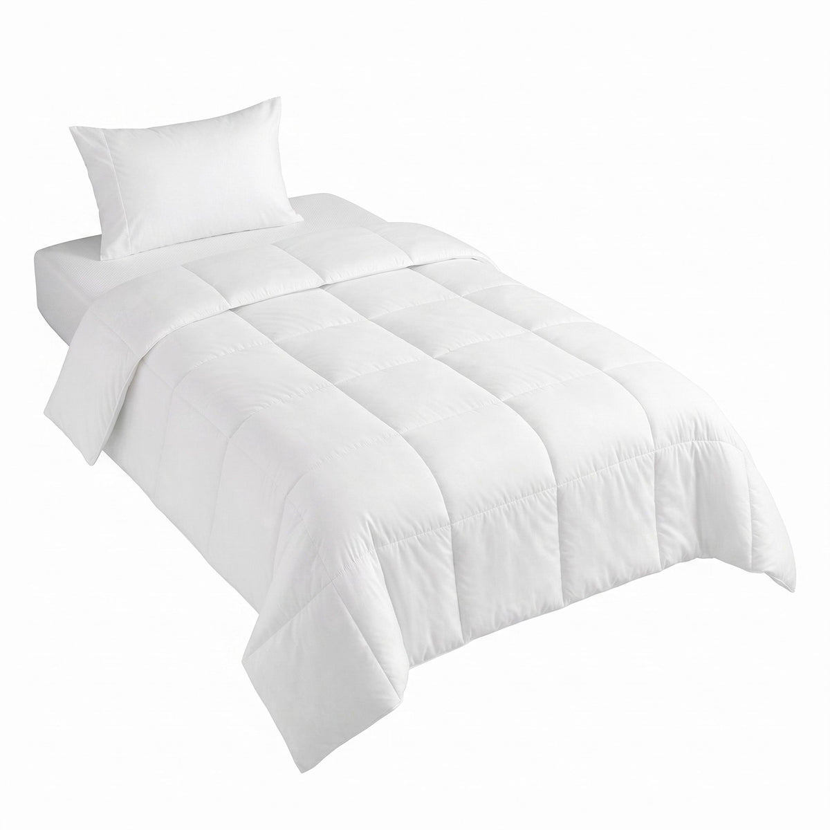 Giselle Bedding Single Quilt, 200GSM Summer Duck Down Feather Doona Insert Awezingly
