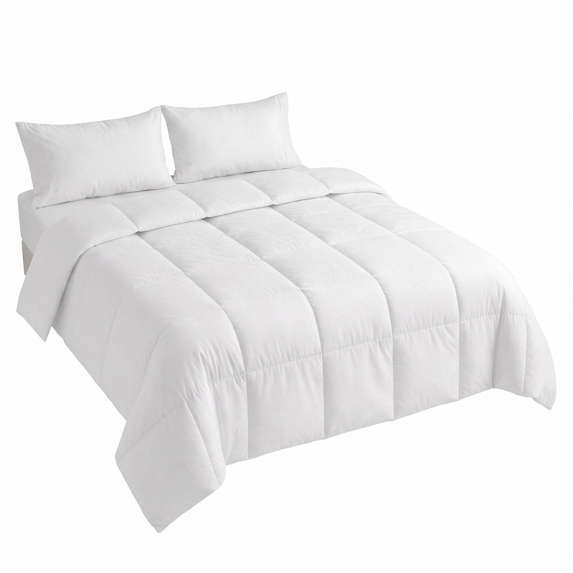 Giselle Bedding Super King Quilt, 200GSM Summer Duck Down Feather Doona Insert Awezingly