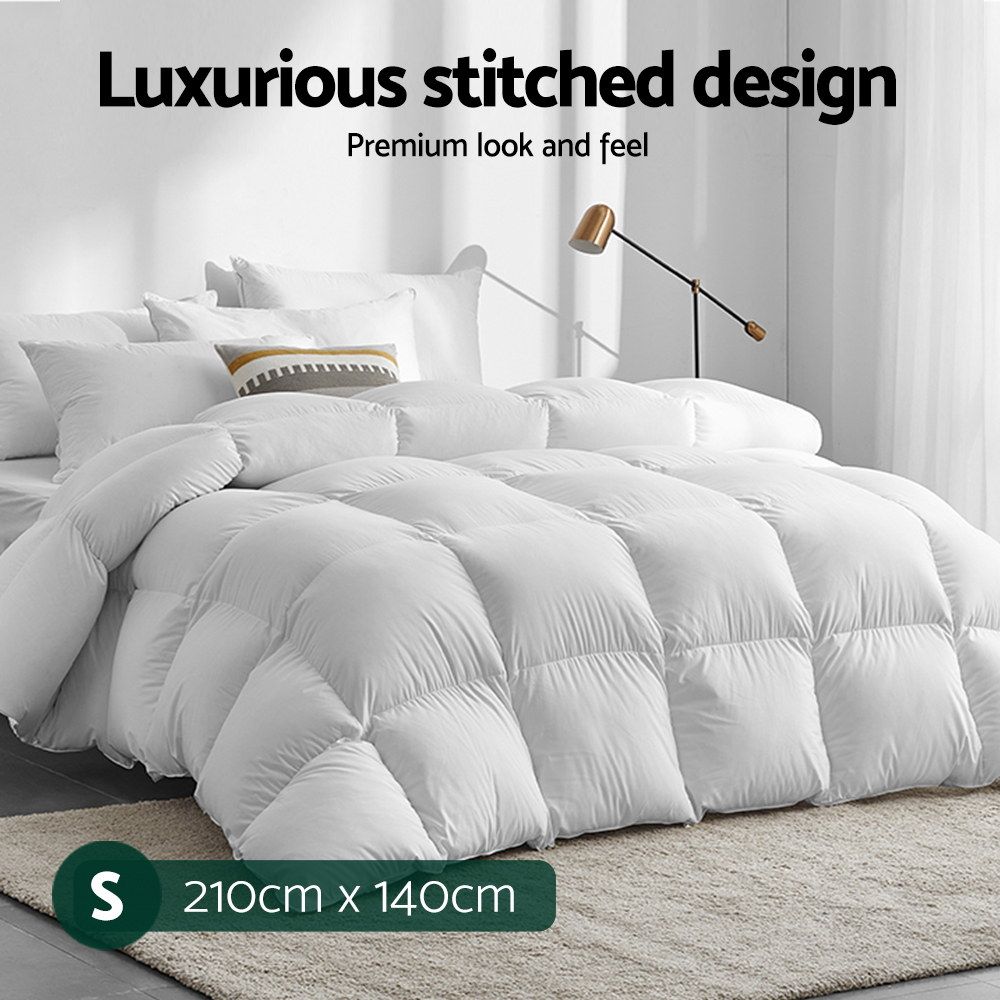 Giselle Bedding 700GSM Duck Down Feather Quilt Duvet Doona Winter Blanket Single Giselle Bedding