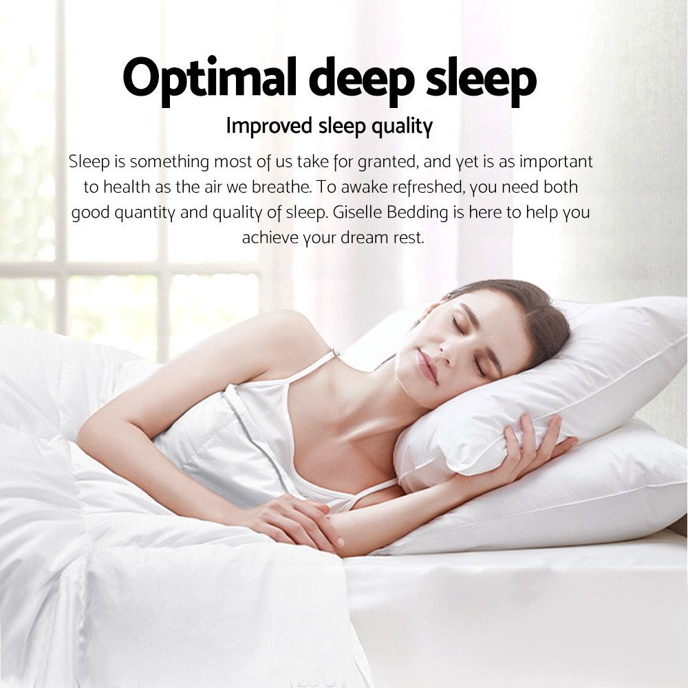 Giselle Bedding 700GSM Duck Down Feather Quilt Duvet Doona Winter Blanket Single Giselle Bedding