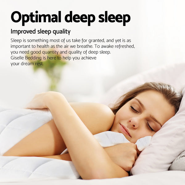 Giselle Bedding 800GSM Goose Down Feather Quilt Winter Blanket Duvet Comforter Single Giselle Bedding