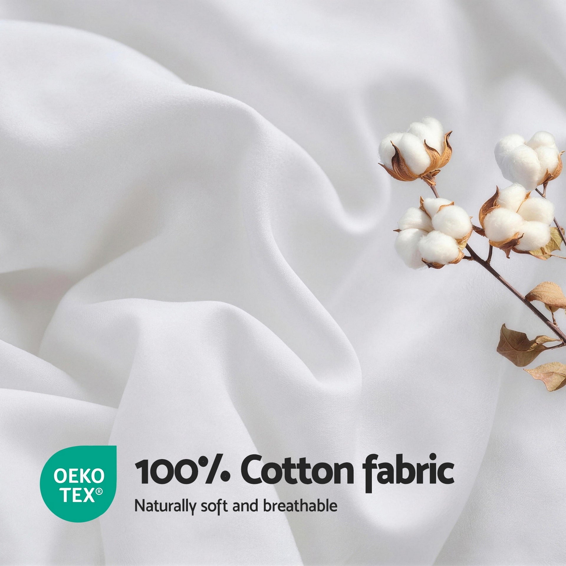 Giselle Bedding Wool Quilt 500GSM Thick Double Winter Doona Baffle Box Construction 100% Wool Filling Awezingly