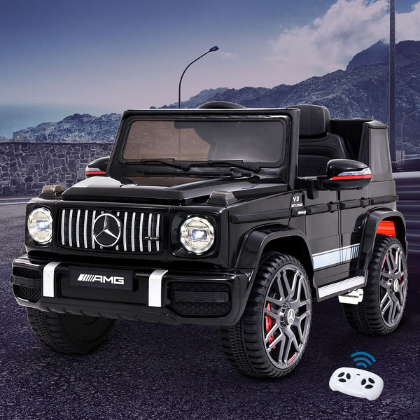 Mercedes-Benz Kids Ride On Car Electric AMG G63 Licensed Remote Cars 12V Black Mercedes-Benz