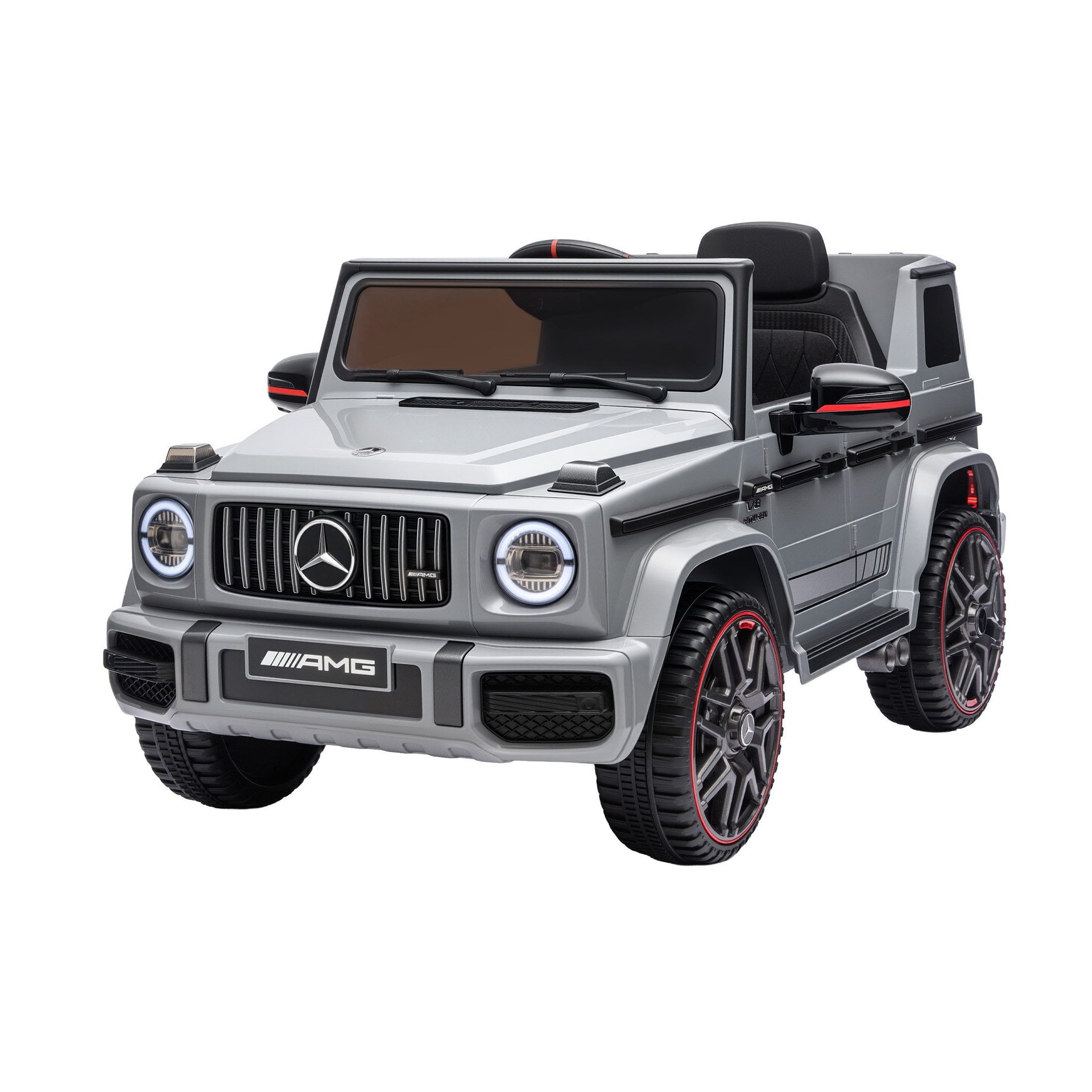 Kids Electric Ride On Car G63 Toy Cars Remote Control Grey Rigo