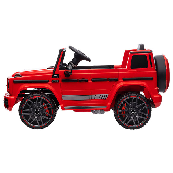Kids Ride On Car Electric Mercedes-Benz Licensed Toys 12V Battery Red Cars AMG63 RIGO