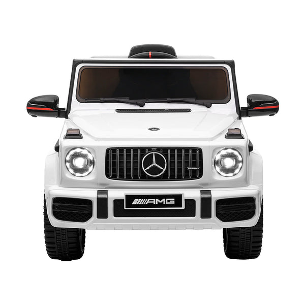 Mercedes-Benz Kids Ride On Car Electric AMG G63 Licensed Remote Cars 12V White Mercedes-Benz