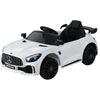 Kids Ride On Car Mercedes-Benz AMG GTR Electric Toy Cars 12V White