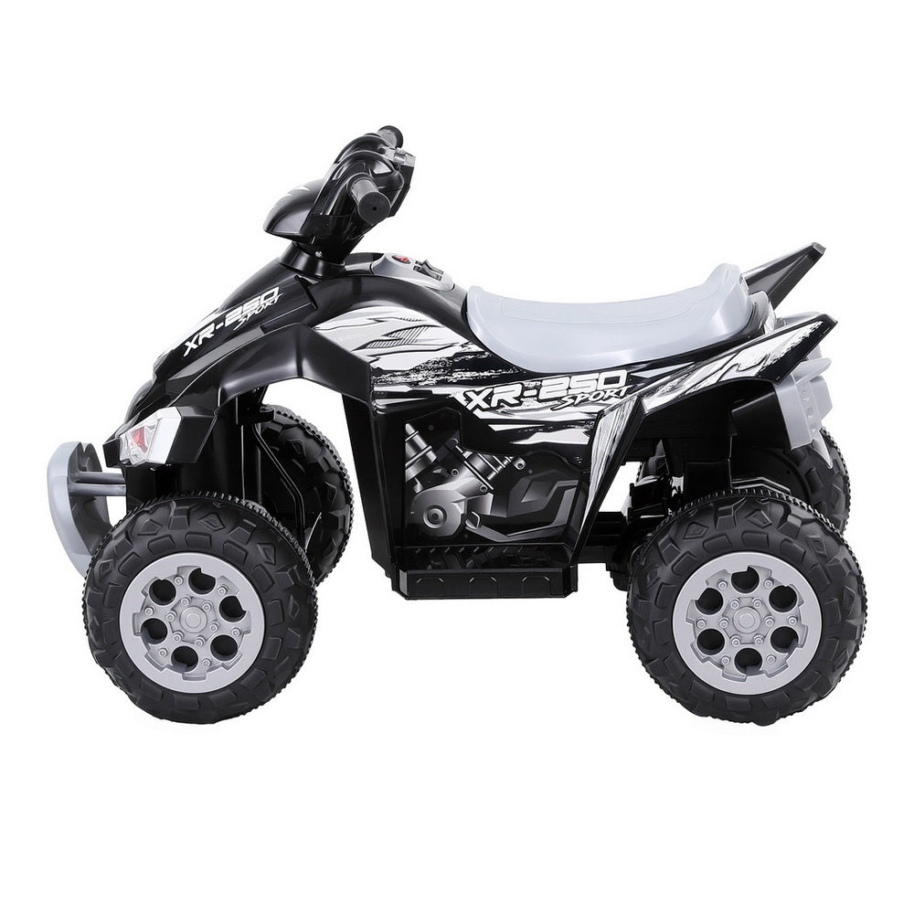 Rigo Kids Ride On Car ATV Quad Motorbike Electric Outdoor Toys 12V Black Awezingly