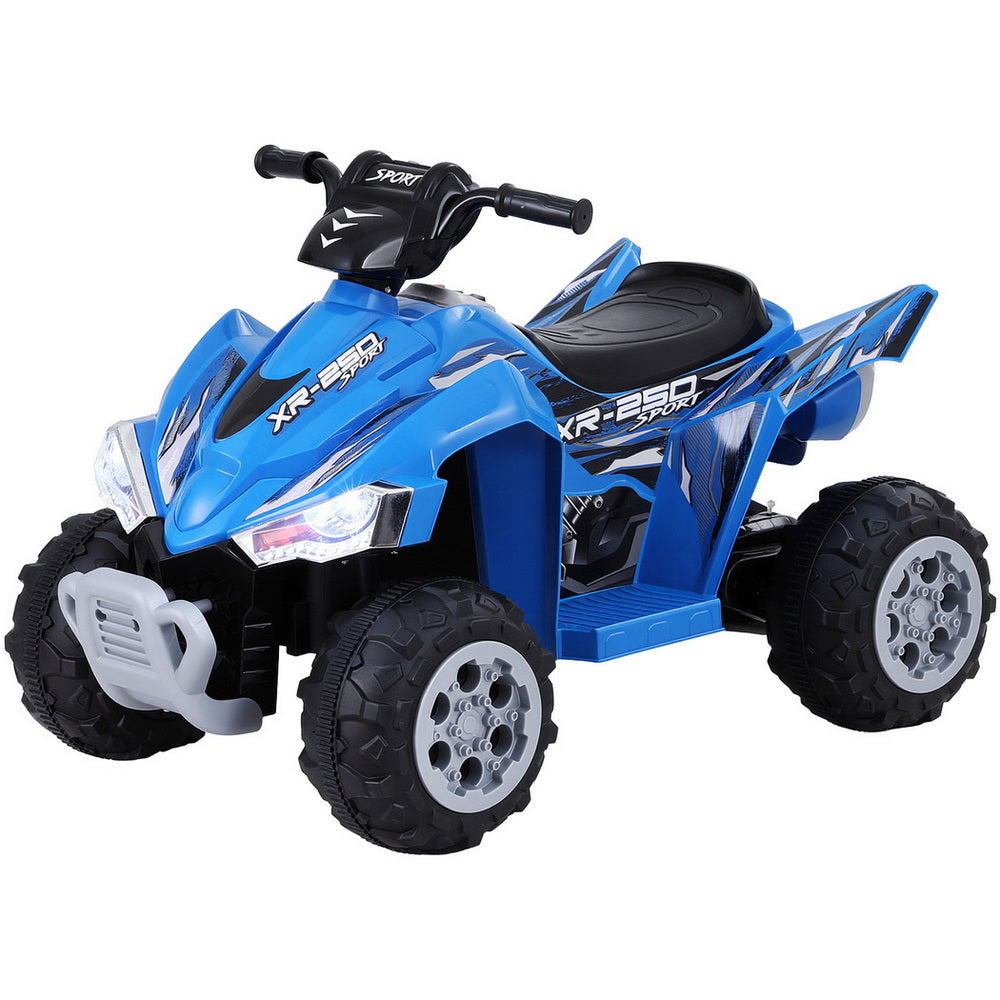 Rigo Kids Ride On Car ATV Quad Motorbike Electric Outdoor Toys 12V Blue Awezingly