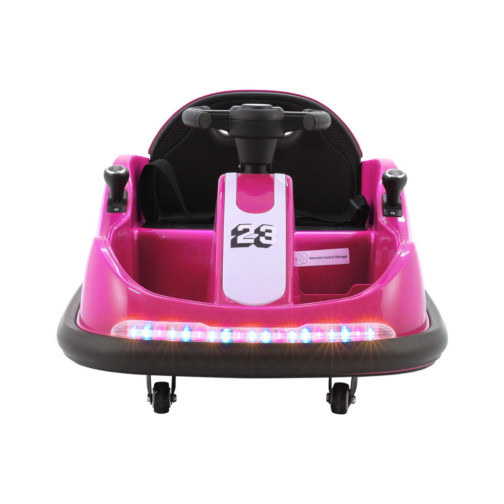 Rigo Kids Ride On Car Bumper Kart 6V Electric Toys Cars Remote Control Pink RIGO