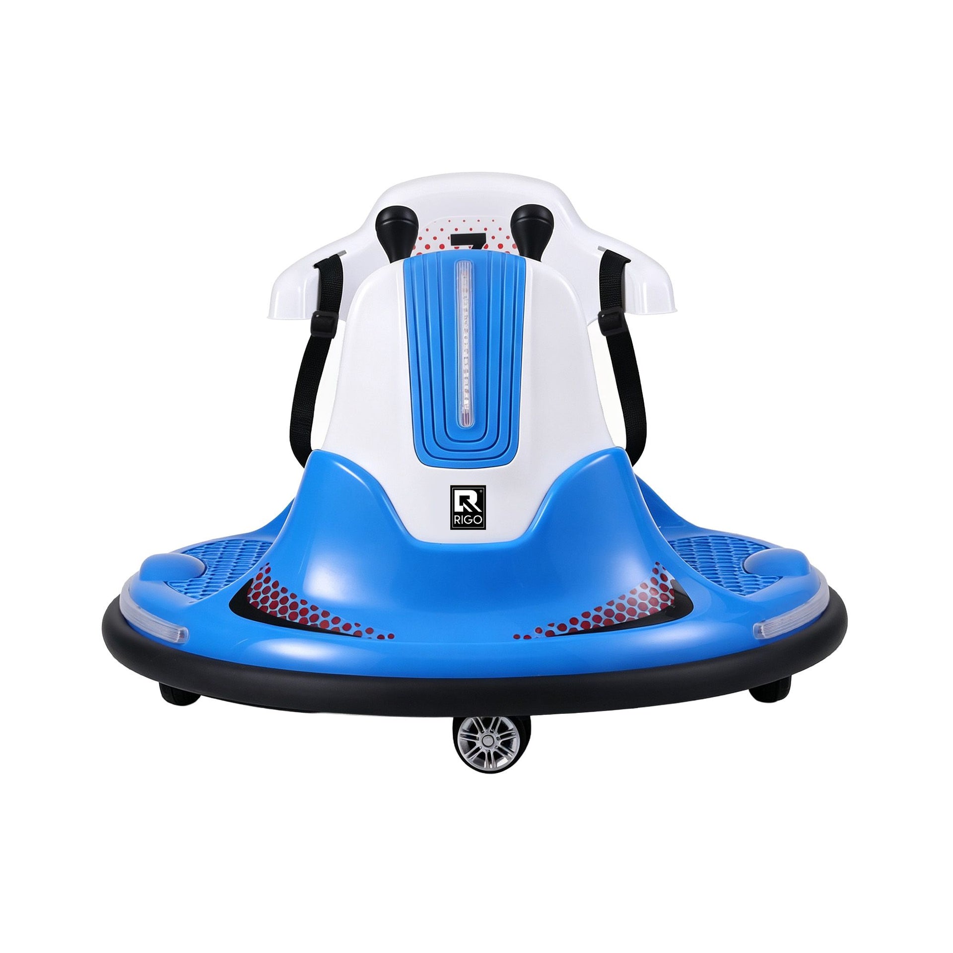 Rigo Ride on Cars Kids Bumper 12V Ride on Toy Toddler Remote Control Blue Awezingly