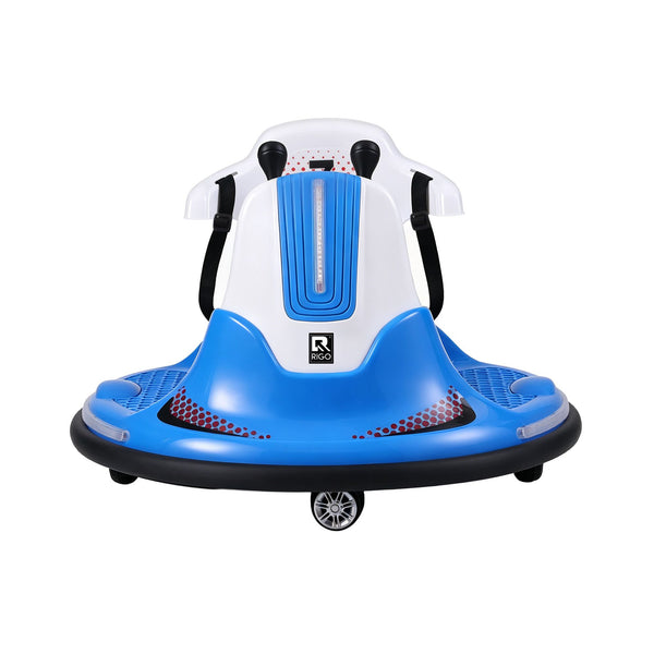 Rigo Ride on Cars Kids Bumper 12V Ride on Toy Toddler Remote Control Blue Awezingly
